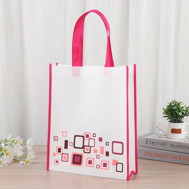 Bolsas de mano no tejidas de costura de automóviles de color bolsas de mano portátiles de ropa de compras bolsas de regalo no tejidas