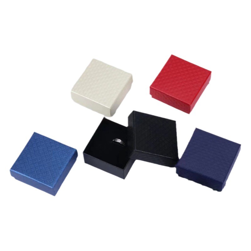Manufacturers supply Diamond grain packaging jewelry box earring ring pendant bracelet multi-functional jewelry box can be fixed LOGO