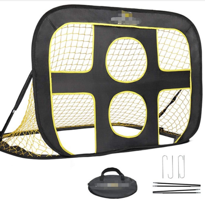 便携式折叠弹开式儿童迷你户外 简易折叠足球门 龙门架足球训练网
