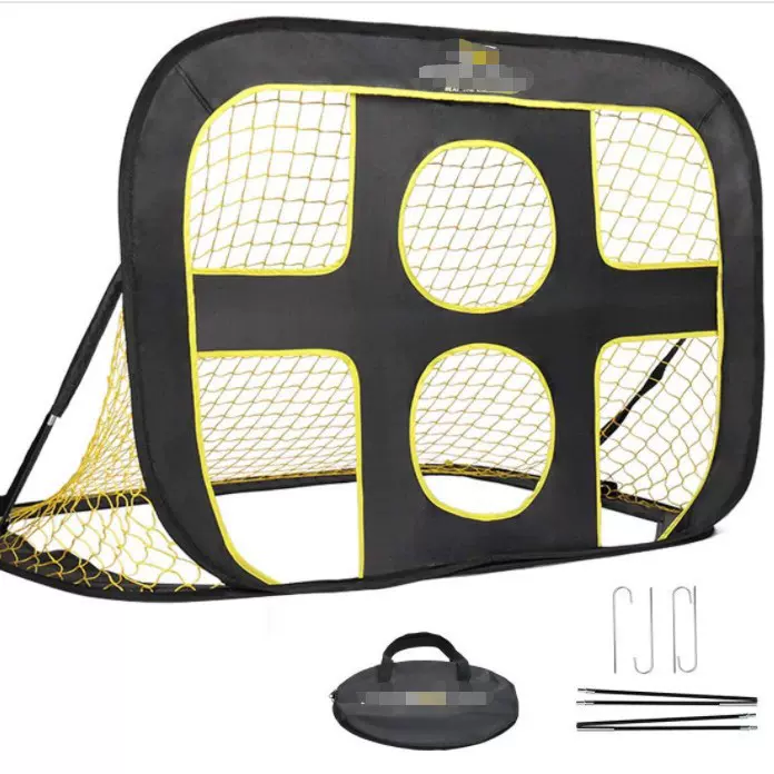 便携式折叠弹开式儿童迷你户外 简易折叠足球门 龙门架足球训练网
