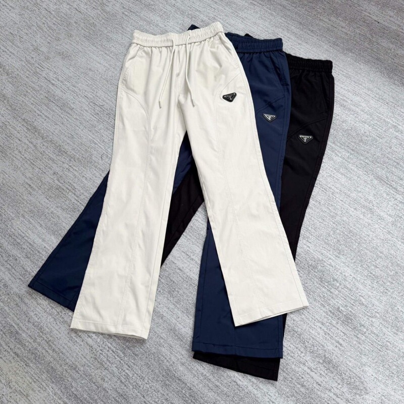 High-End Quick-Dry Waterproof Triangular Pants, Summer Thin Hiking Pants, Outdoor Loose-Fitting Long Pants, Light Luxury Trousers