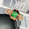 Square watch, fashionable trend sophisticated steel belt, women's watch, simple and elegant design, wholesale