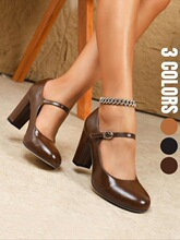 F 63733 Fashion Pointed Buckle Shallow Shoes ʱ�п۴���Ь