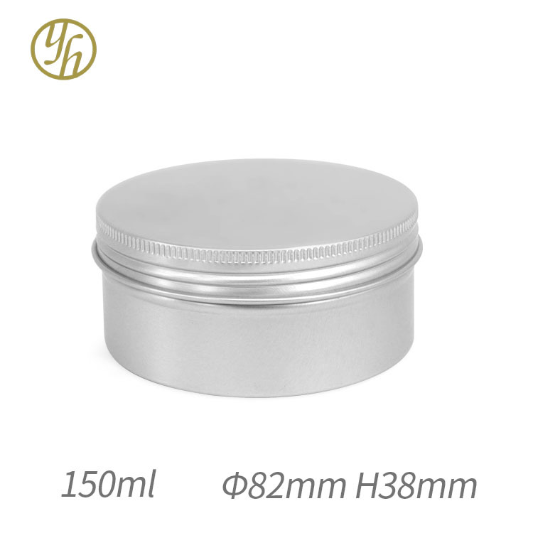 150ml铝盒发蜡盒彩色蜡烛 饰品礼盒金属罐茶叶罐圆形铝金属盒