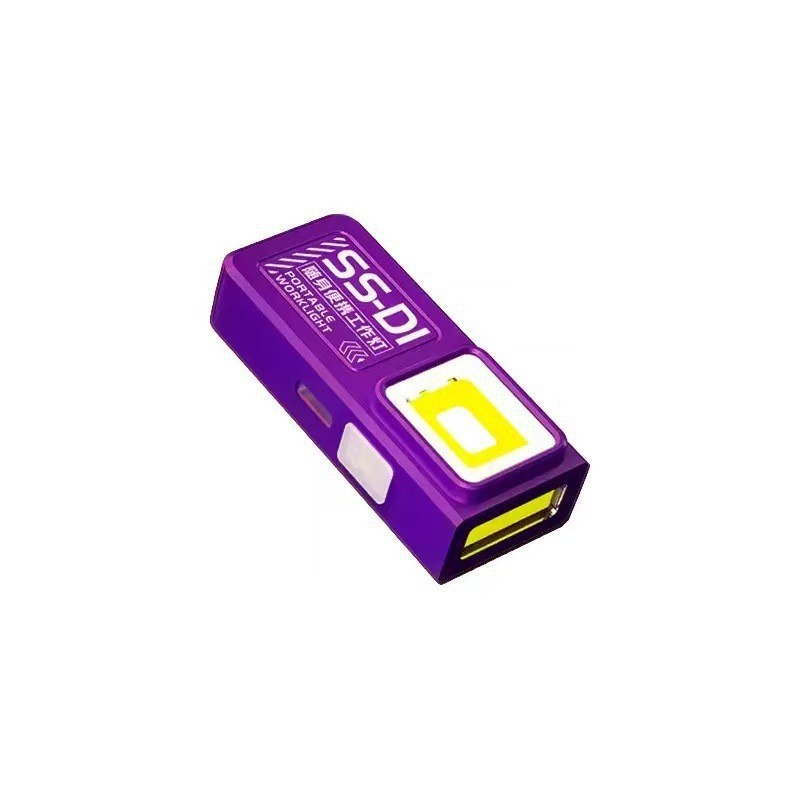 Transfronterizos nueva mini linterna alarma de protección contra el viento encendedor de carga al aire libre luz múltiple llavero de luz image 15