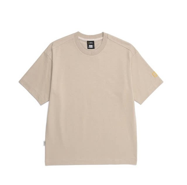 Ng Geography Country Summer Men's and Women's Round Neck T-Shirt with Groundhog Print Quick-Dry Top Korean Style Casual T-Shirt Base Layer