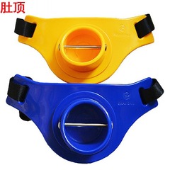 Ship fishing belly top belt, waist frame plastic holder, iron plate rod belly fishing gear sea fishing rod holder fishing gear