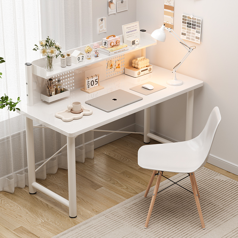 Escritorio de la computadora escritorio estantería escritorio integrado dormitorio hogar Escritorio de oficina individual Workbench estudiante estudio Escritorio