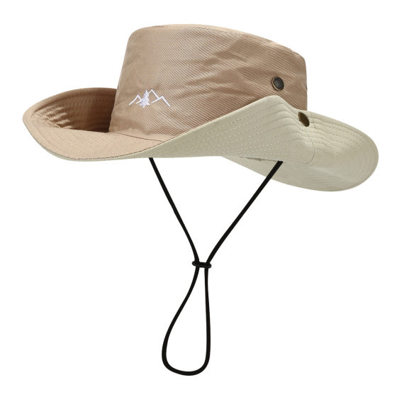 Hat Summer Women's Sunscreen Hat Outdoor Jungle Sports Fishing Mountaineering Hat Men's Sunshade Big Head Wind-proof Sun Hat