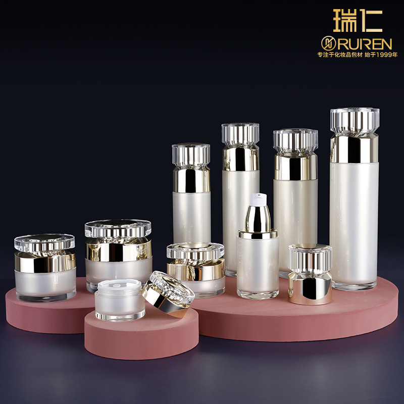 100ml真空乳液爽护肤水喷雾瓶50g面膏眼霜分装瓶子化妆品套装包材
