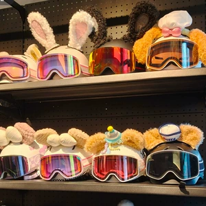 Ski Helmet Accessories Cat Ears Skiing Warm Decoration Stickers