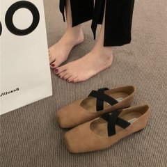 フランスのレトロな新しい中国式の靴とスカートのメアリー珍靴のバレエ靴の秋の柔らかい底の女性の靴のフラットシューズ