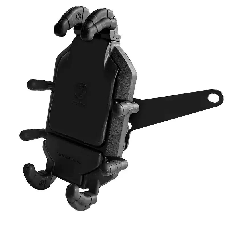 ヤマハR3用スマホホルダー、バイクナビスタンド、中置式、回転可能、耐衝撃、ワイヤレス充電対応|undefined