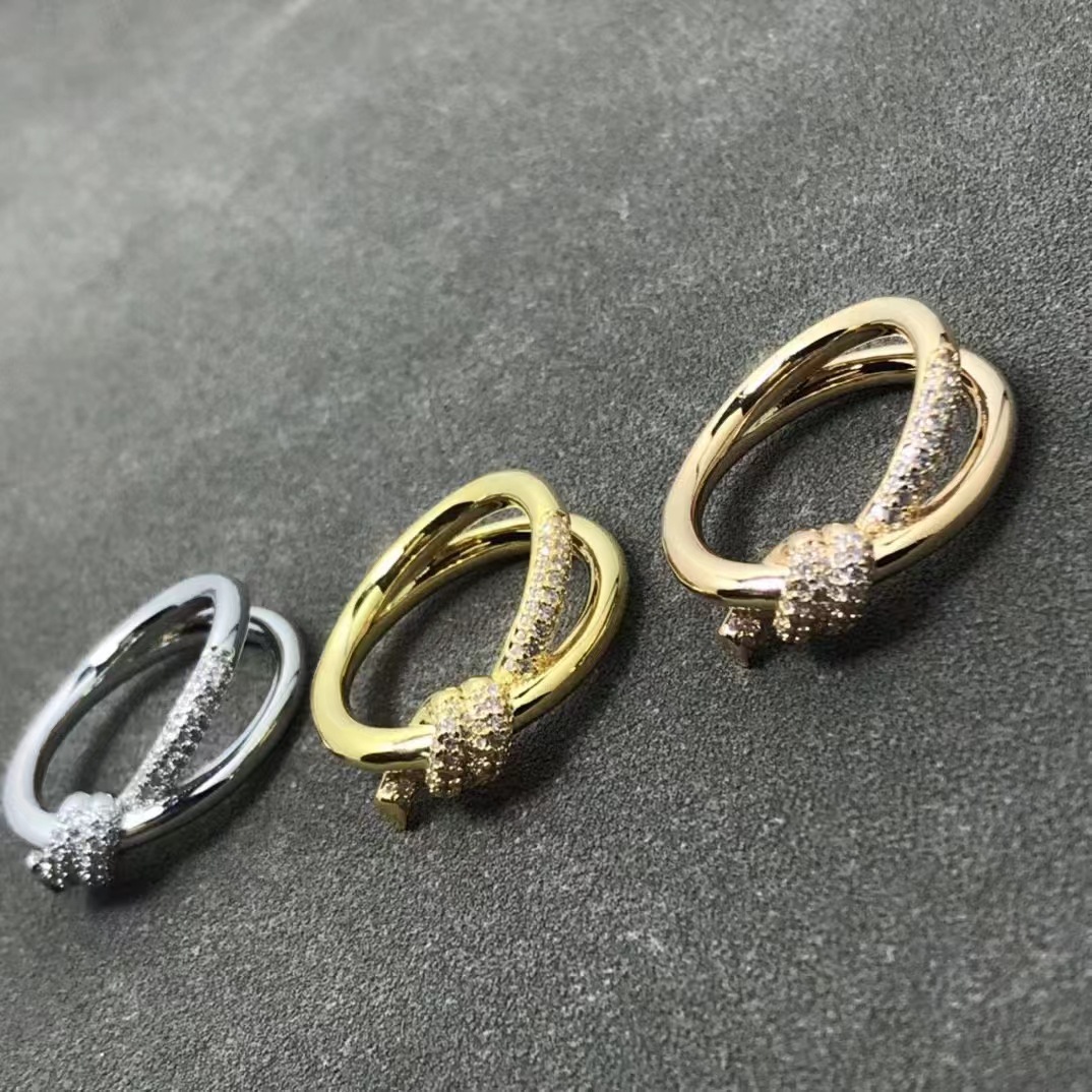 Twist Rope Ring Women 2024 New Niche Design Fashion Elegant Ring No Falling Waterproof for Girlfriend's Birthday