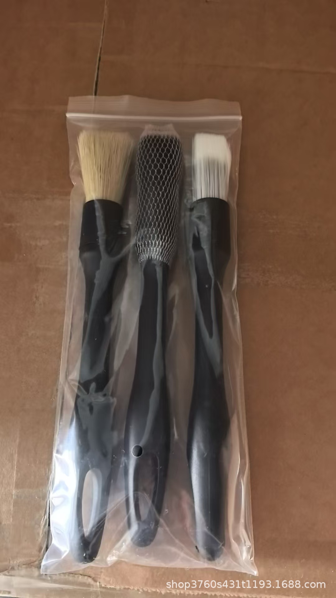 Cross-Border Soft Bristle Brush Set, Car Dust Removal Brush, Interior Cleaning Tool, Air Conditioning Vent Cleaning Brush, Car Wash Use