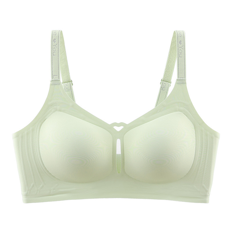 ラテックス温感カップの大きい胸は小さくて薄いです。スチールリングのない下着の上にレースの副乳を集めて調整します。|undefined