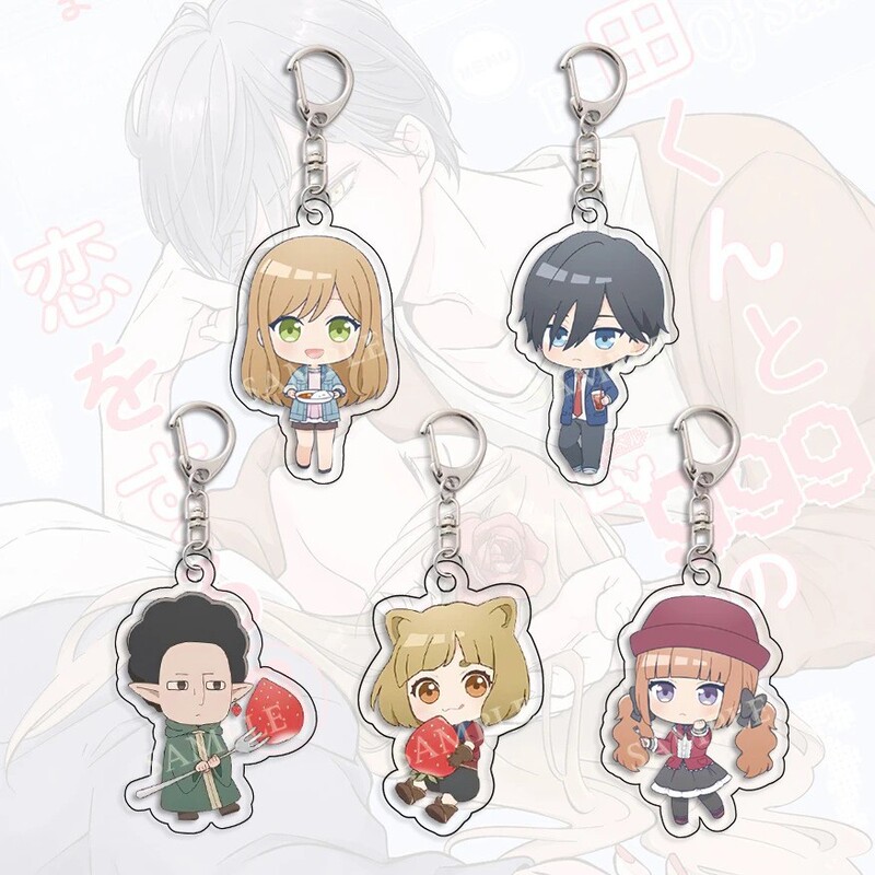 Anime and Yamada perform LV. 999 Love Acrylic Flat Keychain Wooden Beneath Akayama Tian Qiu Dou