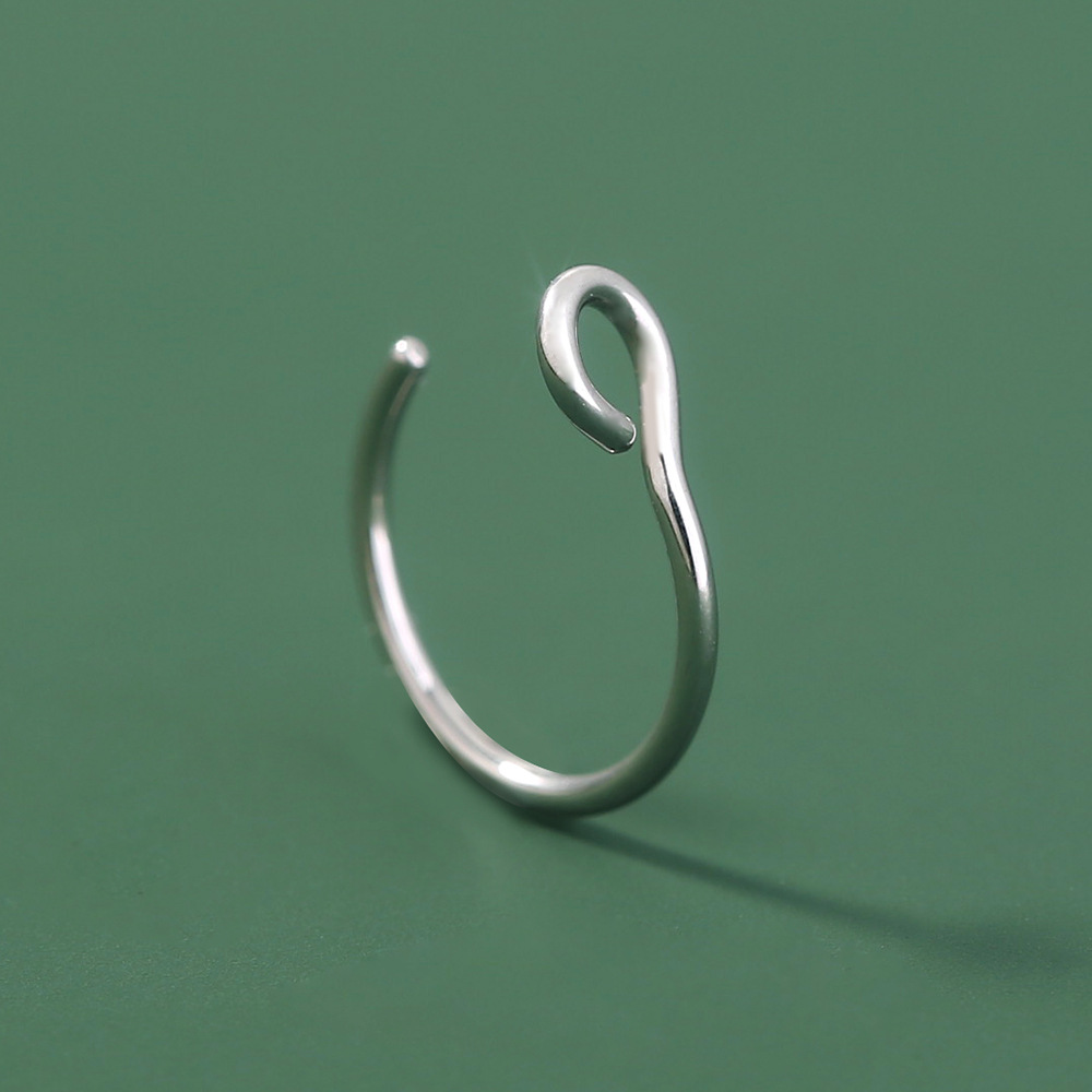 Punk Stainless Steel Fake Nose Ring Classic Couples Without Piercing Personality Jewelry Wholesale display picture 1