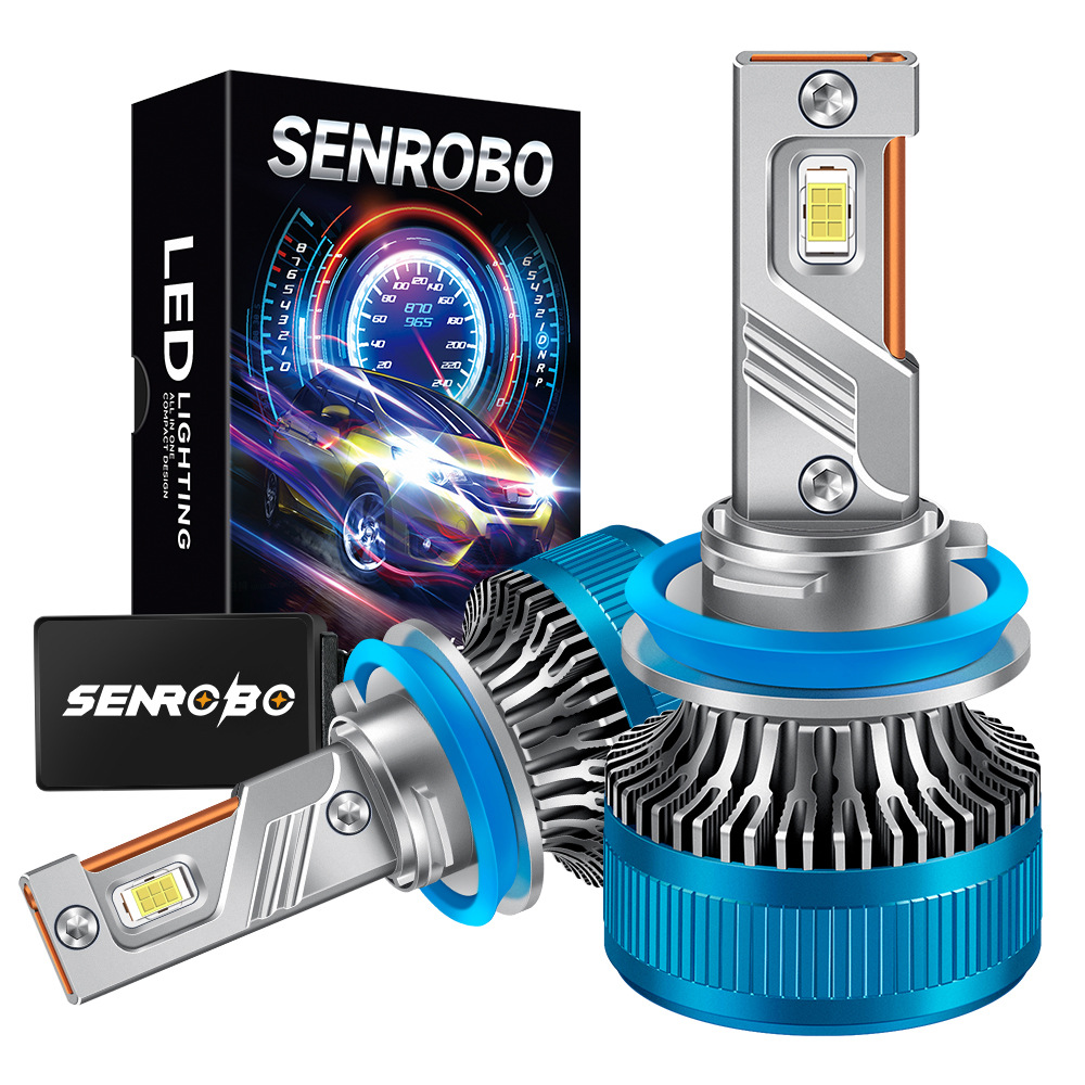 Transfronterizo para Amazon AliExpress 6000K automóvil led faro H1H7H4 concentrador faro H119005