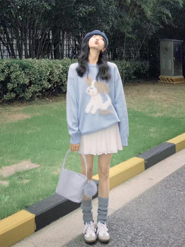 韓国版学院風の毛がふわふわしています。|undefined