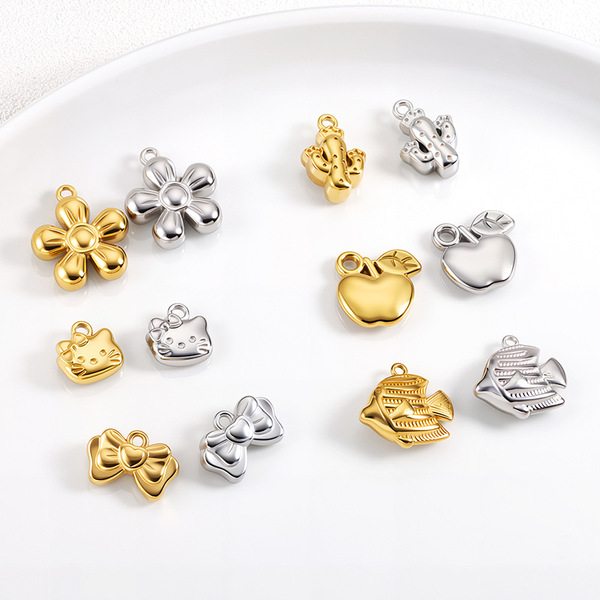 Golden pendant stainless steel