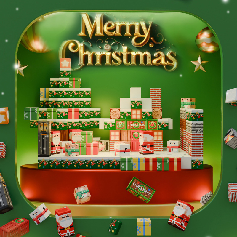 クロスボーダークリスマスギフト磁気ブロックビルディングブロックセット私のmc世界磁気ブロック子供の教育磁気おもちゃ|undefined