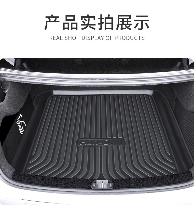 Suitable for 2025 BYD Han TPE trunk mat DMI Han EV Han L car modification accessories 25 new