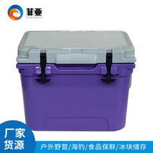 amazon 6面PU聚氨酯发泡20L滚塑便携式保温冷藏箱 户外车载保温箱