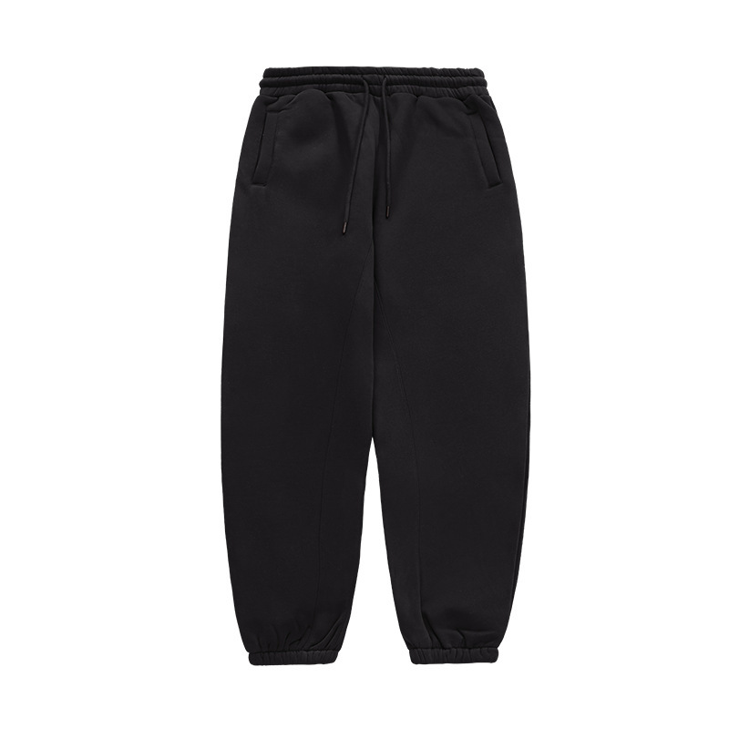 JIE ZHAN MEN'S | アメリカンフード付きスーツ2025春新作プラスベルベット厚みのある10色フリーススウェットシャツとスウェットパンツ|undefined