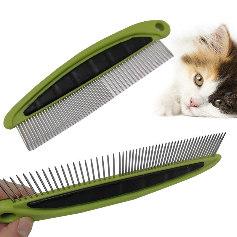 Амазонка расческа для собак игла из нержавеющей стали домашнее животное плавающий массаж волос Расческа с открытым узлом расческа для кошек красота гребень для домашних животных