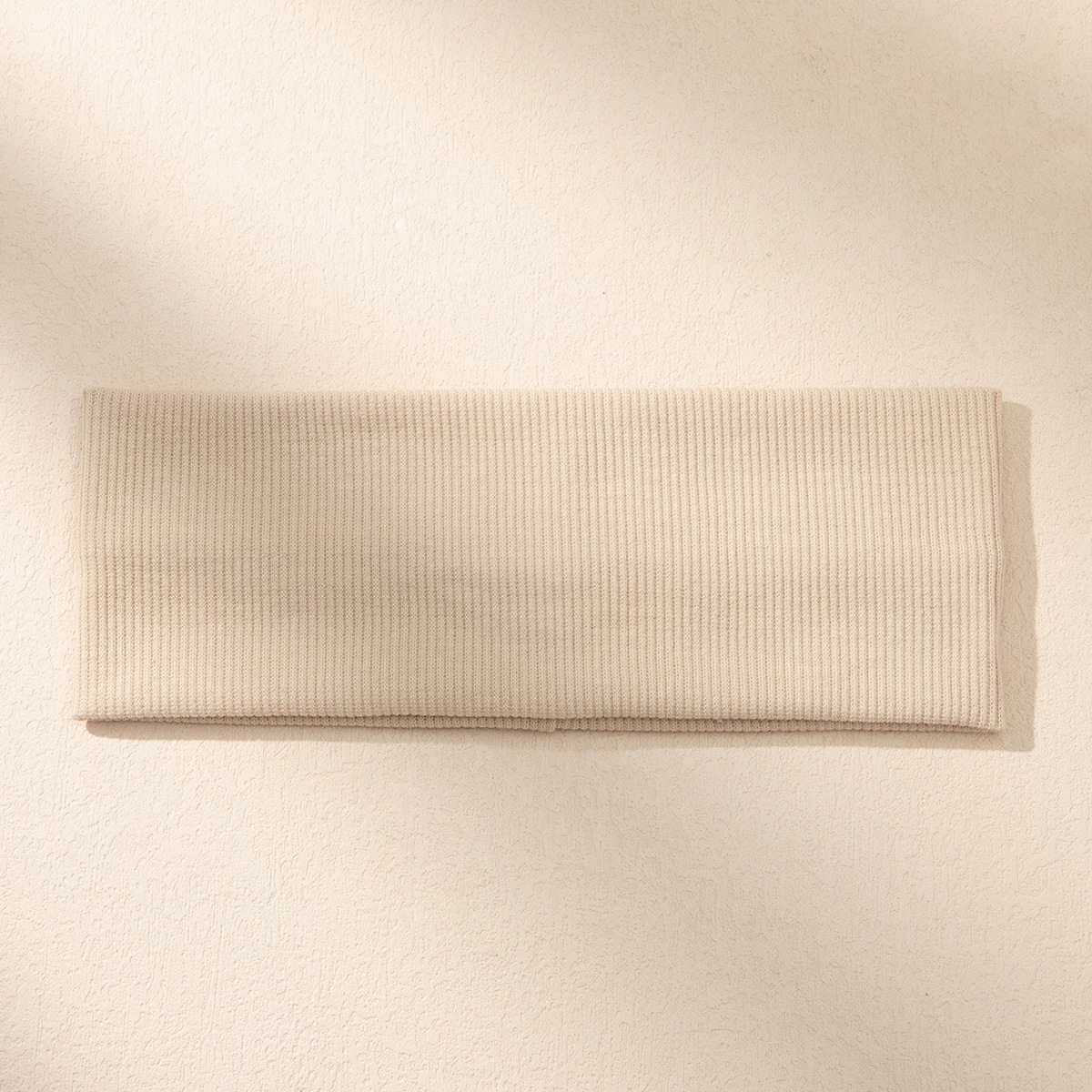 Nueva banda de pelo de punto de color sólido para hombres y mujeres yoga deportes sudor absorbente diadema internet celebridad mismo estilo hilo de algodón lavado de cara banda de pelo