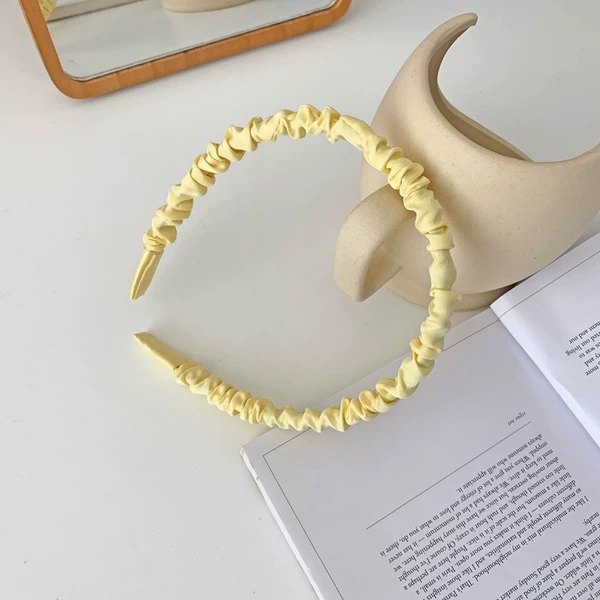 3#tender yellow hair hoop