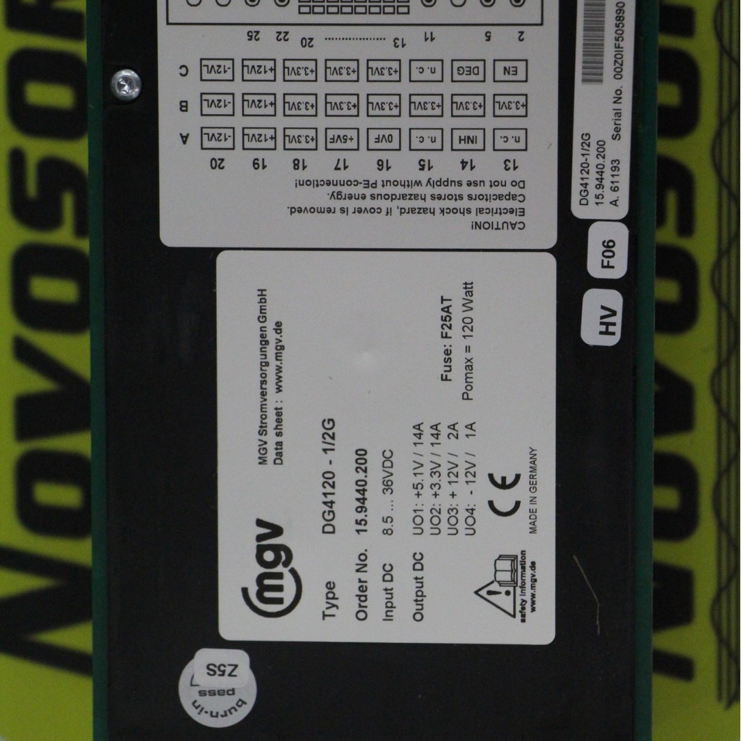 MGV电源DG4120-1/2G  NO: 15.9440.200 电源模块及维修