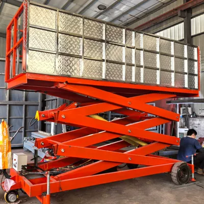 Fixed Scissor-Type Lifting Platform, Avtomobil fırlanan platformaları