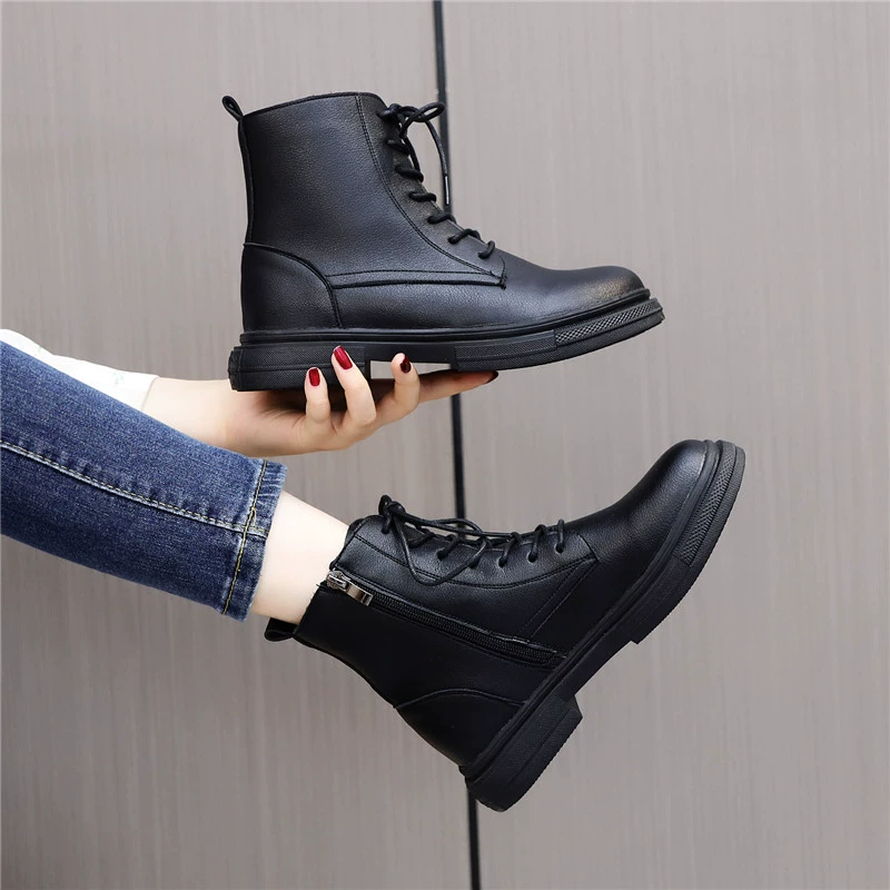 Появные ноги маленькие ботинки Martin женский британский стиль 2025 новая весна и осень