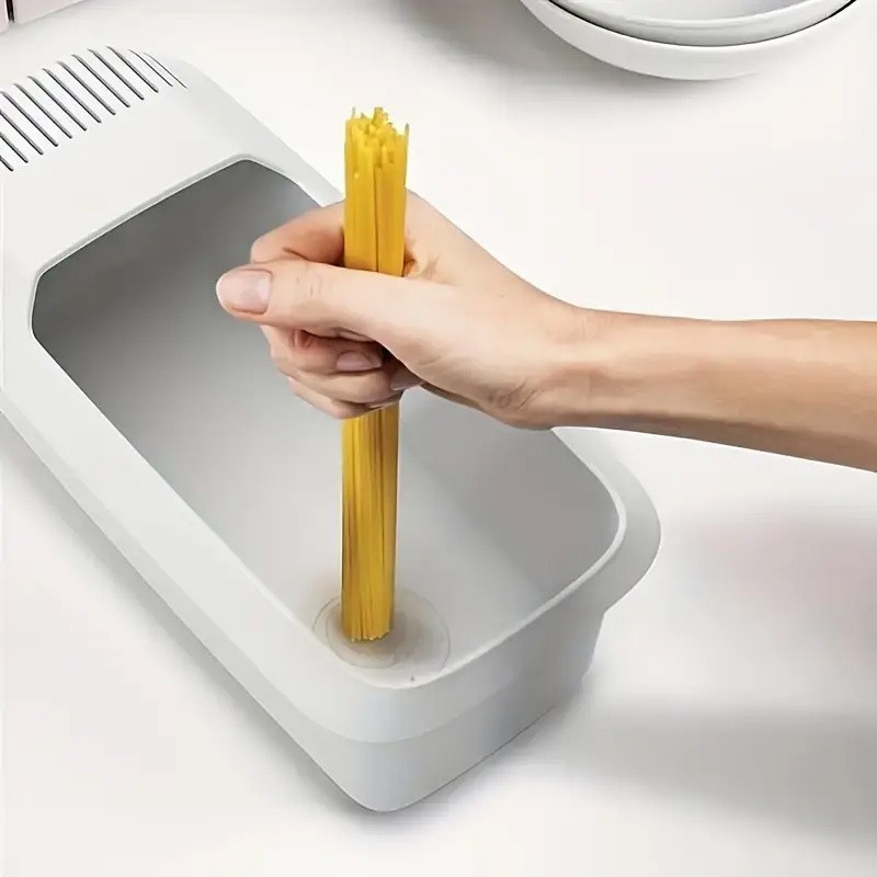 パスタボックス台所煮麺両用プラスチック収納ボックス台所用品ガジェットセット水切りボックス現物|undefined