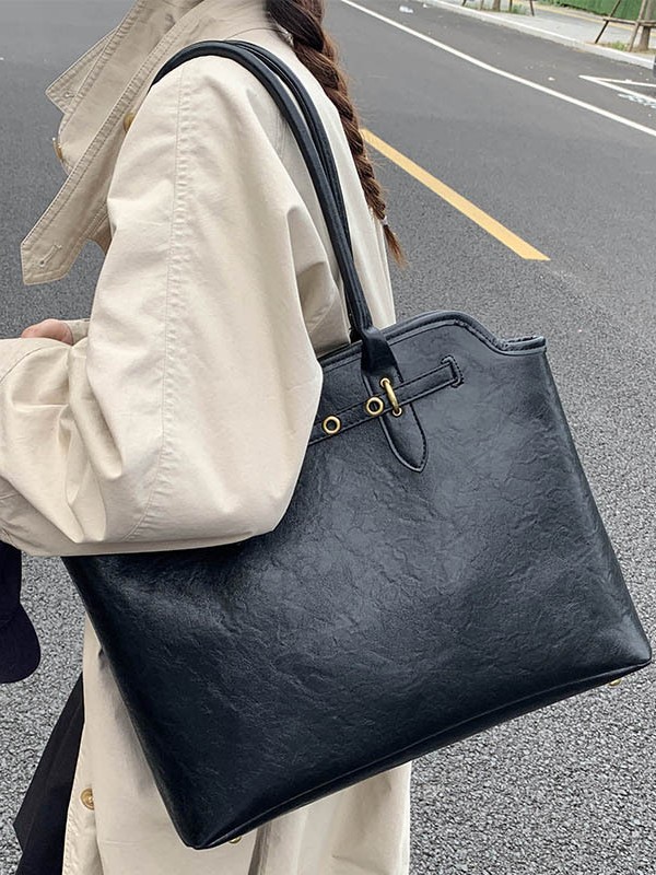 Bolsa para mujeres 2025 nueva bolsa de hombro de tendencia europea y americana transfronteriza gran capacidad de alta calidad retro bolsa de viaje