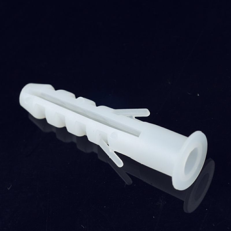 Tubo de expansión blanco/tornillo de expansión de plástico tapón de goma de expansión 6MM 8MM 10MM 12MM 1000 piezas/paquete image 4
