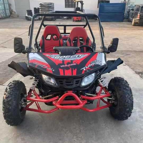 UTV doble motocicleta todoterreno de cuatro ruedas bicicleta de montaña todo terreno kart de dos asientos exportación bienes de origen de comercio exterior
