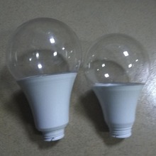 供应LED照明透明球泡灯具外壳灯罩配件 透明圆形灯罩灯壳HY-1127