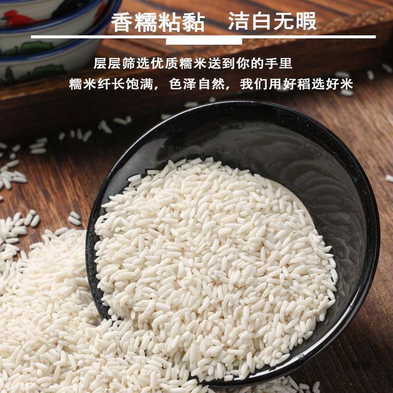 新長もち米 2.5kg 農場産長粒もち米、大袋、団子、お粥、ワイン、穀物卸売|undefined