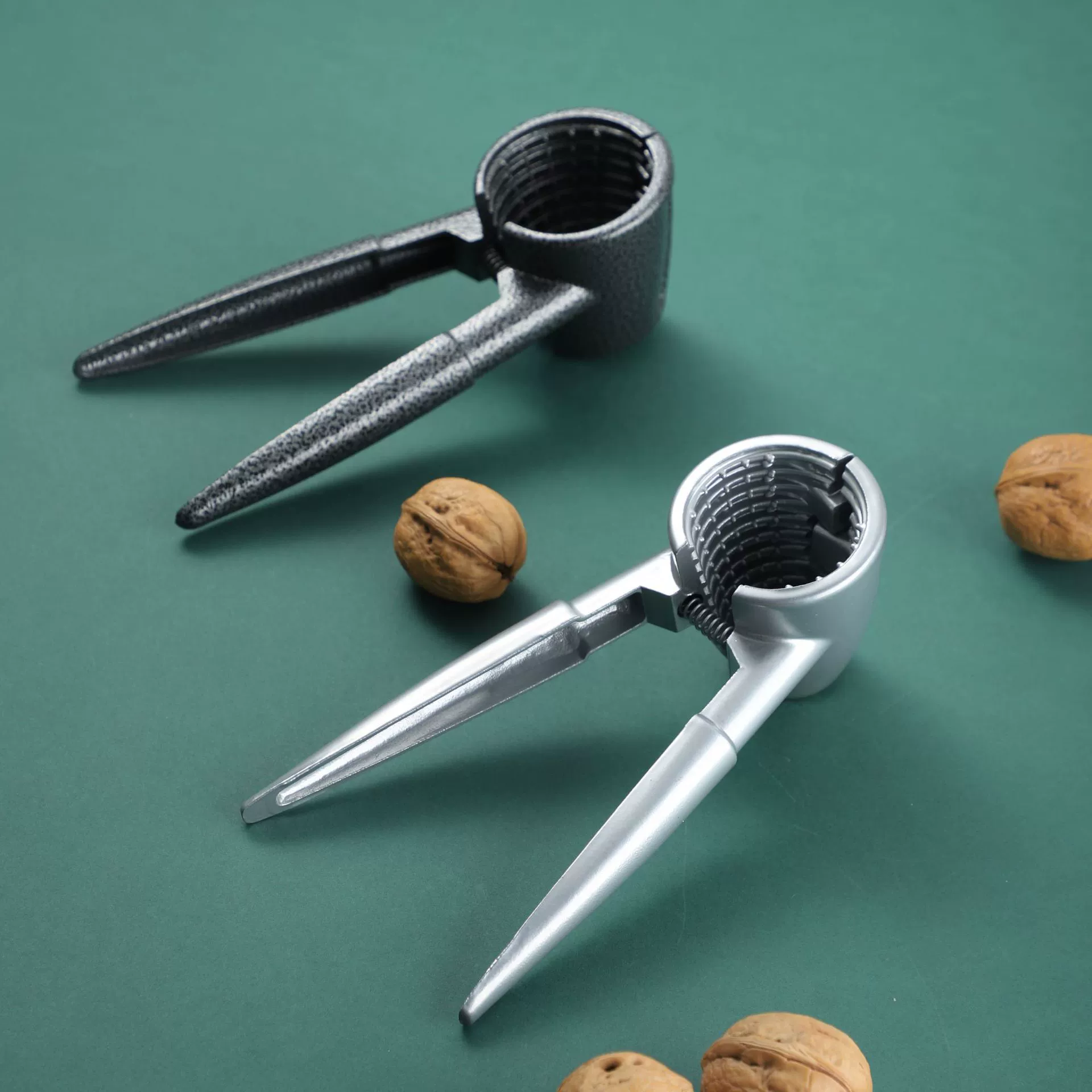 Трансграничный многофункциональный алюминиевый сплав с двойным отверстием в форме воронки зажим для грецкого ореха закуска щипцы для орехов оптом