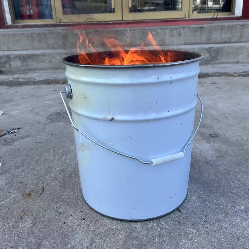 Outdoor camping, carbon reduction, barbecue, thickened iron bucket, trash can, water bucket, incinerator, high-temperature resistant, large size, flood control, water storage