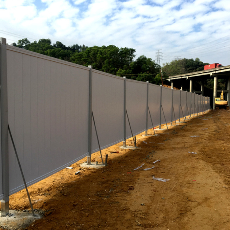 PVC围挡 建筑工地围挡厂家pvc市政工程围挡围蔽隔离围挡