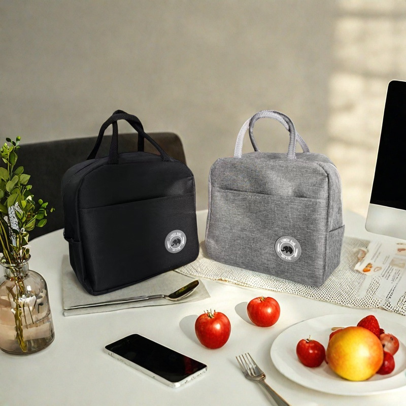Lunch Box Bag, Insulated Lunch Bag, Student Lunch Bag, Waterproof and Oil-Proof Office Worker Meal Bag, Thickeneded Aluminum Foil Bag