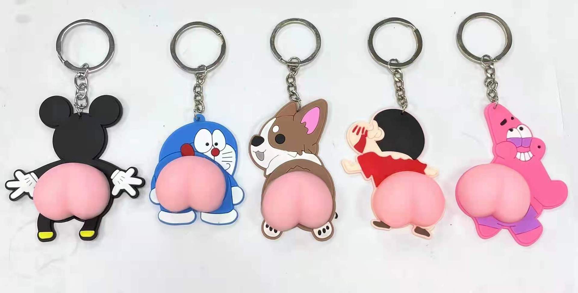 卡通PP钥匙扣 链条款