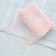 creamy-white transparent tie bow lace milk silk mesh embroidery diy material hair accessories clothing accessories