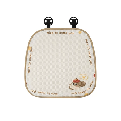 Car Seat Cushion Universal for All Seasons Cute Cartoon Car Breathable Seat Cover Creative Car Interior Seat Cushion (Seat cushion, seat cover) - honeycomb-bow-hat-puppy-cushion-front-row