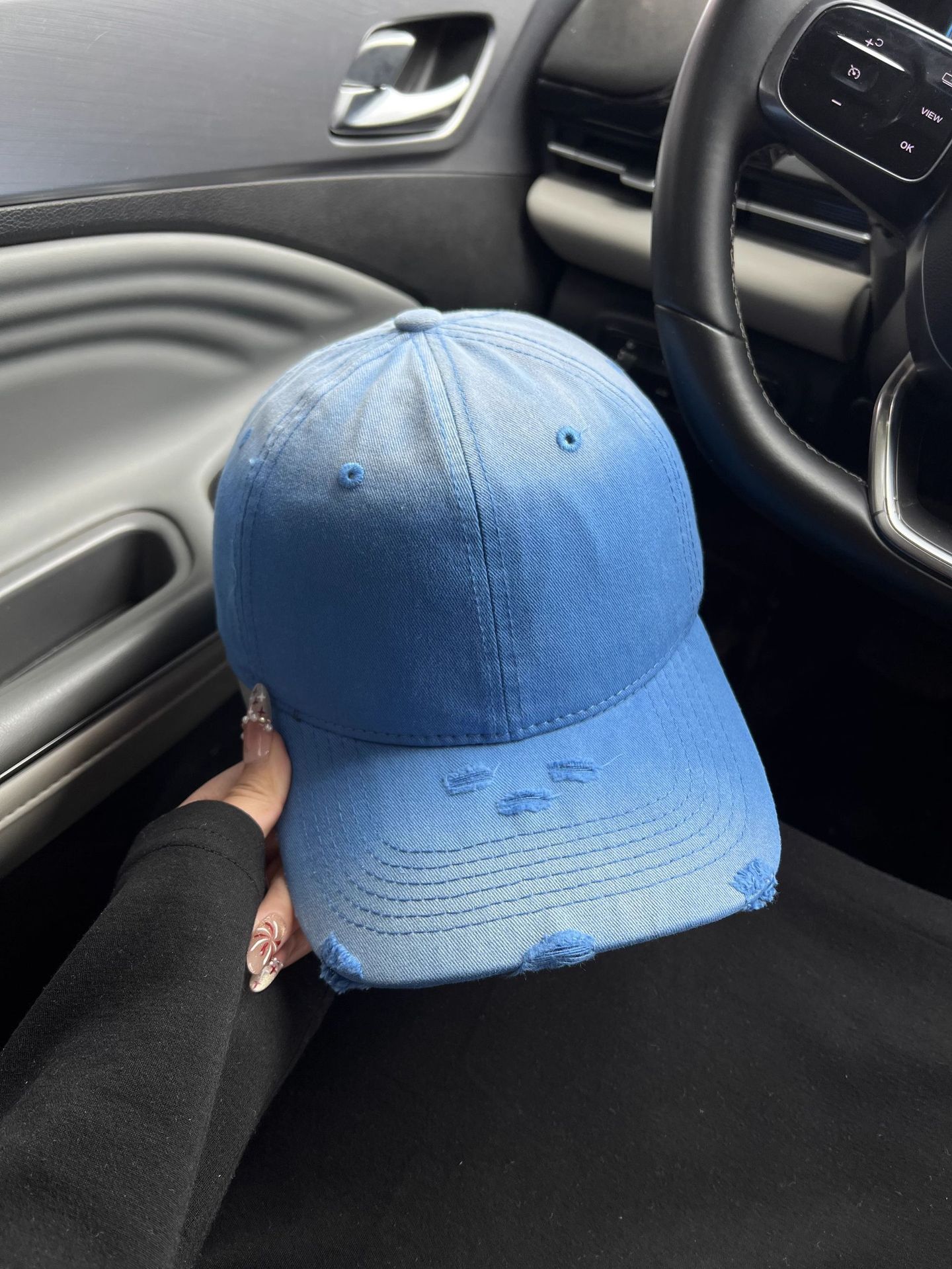 파란색
