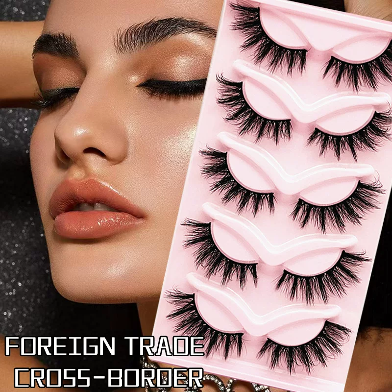 False Eyelashes Cat-Eye 3D, European Style, Assorted Styles (Multiple Specifications)